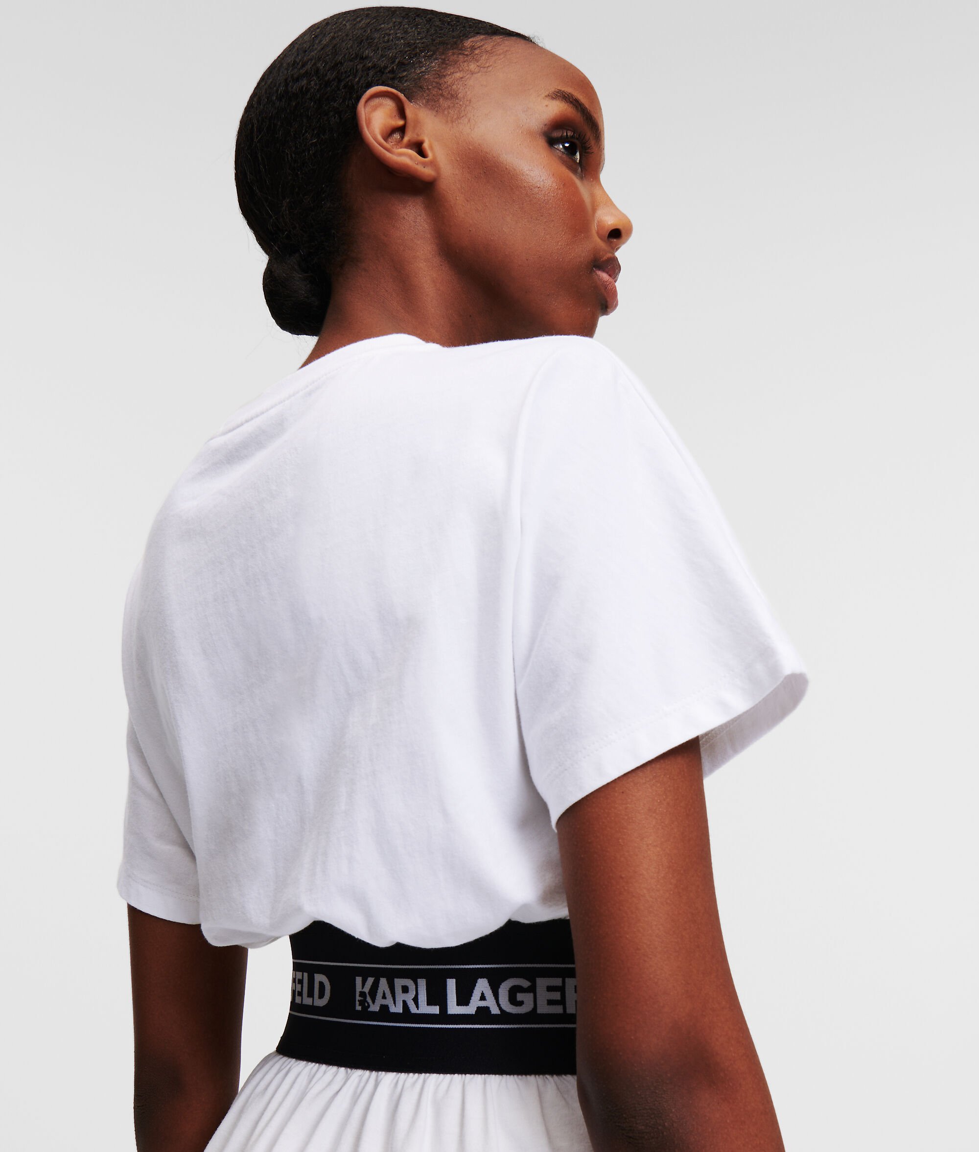 (image for) Resilient KARL LOGO TAPE T-SHIRT DRESS